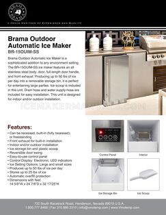 Brama BR15OUIMSS Spec Sheet