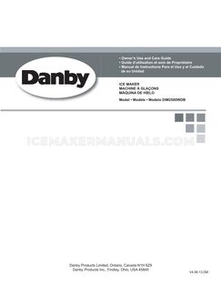 Danby DIM2500SSDB Use and Care Guide