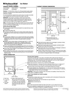 KitchenAid KUIX505ESS1 Dimension Guide