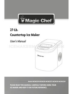 Magic Chef MCIM22ST Owner's Manual