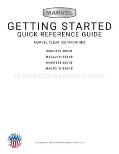 Marvel MACL215IS01B Quick Start Guide