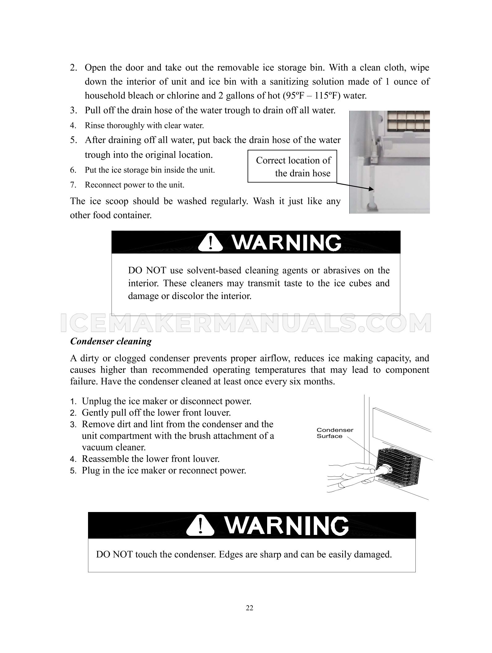 Summit BIM44GIF Ice Machine Use and Care Manual Ice Maker Manuals