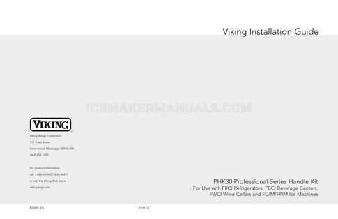 Viking FGNI515 Installation Instructions (47 KB)
